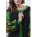 Embroidered blouse "Luxury" green